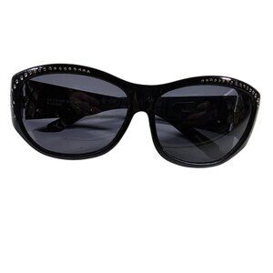 Solar Shield sunglasses Black Rhinestone Womens Polarized Summer vacation